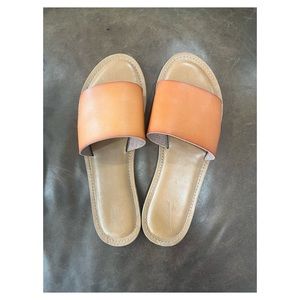 Target leather slides